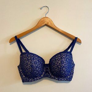Victoria's Secret, Blue Lace Bra, Dream Angels, 36DD